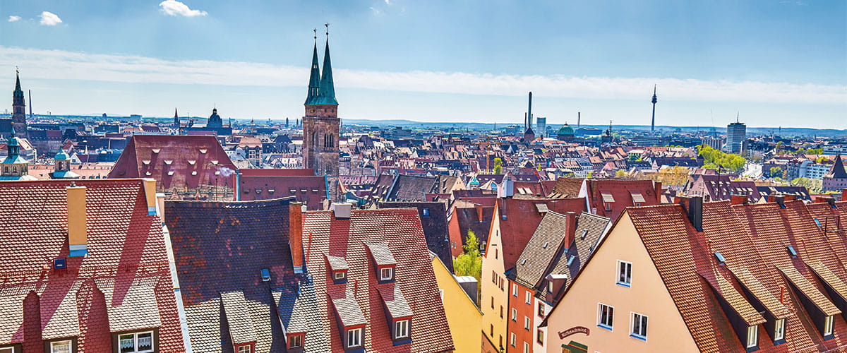 The rooftops of Nuremberg